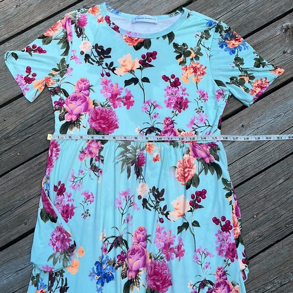 Saved By The Dress attractive floral maxi M-L - Picture 10 of 13